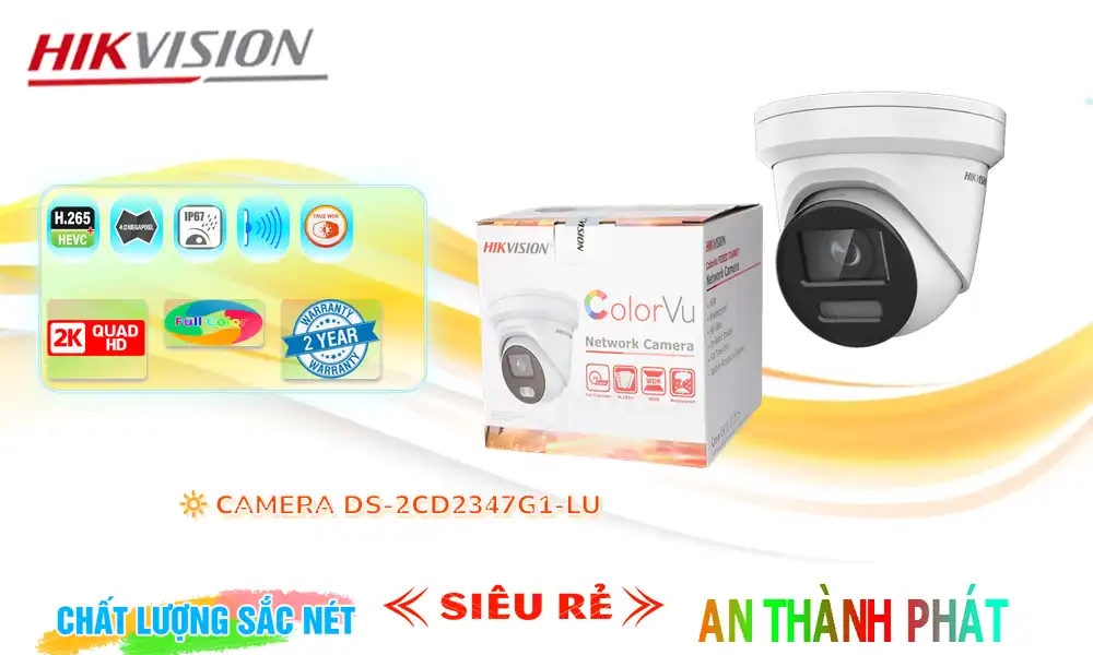 Camera Hikvision Thiết kế Đẹp DS-2CD2347G1-LU ✨