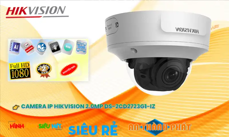 DS-2CD2723G1-IZ sắc nét Hikvision
