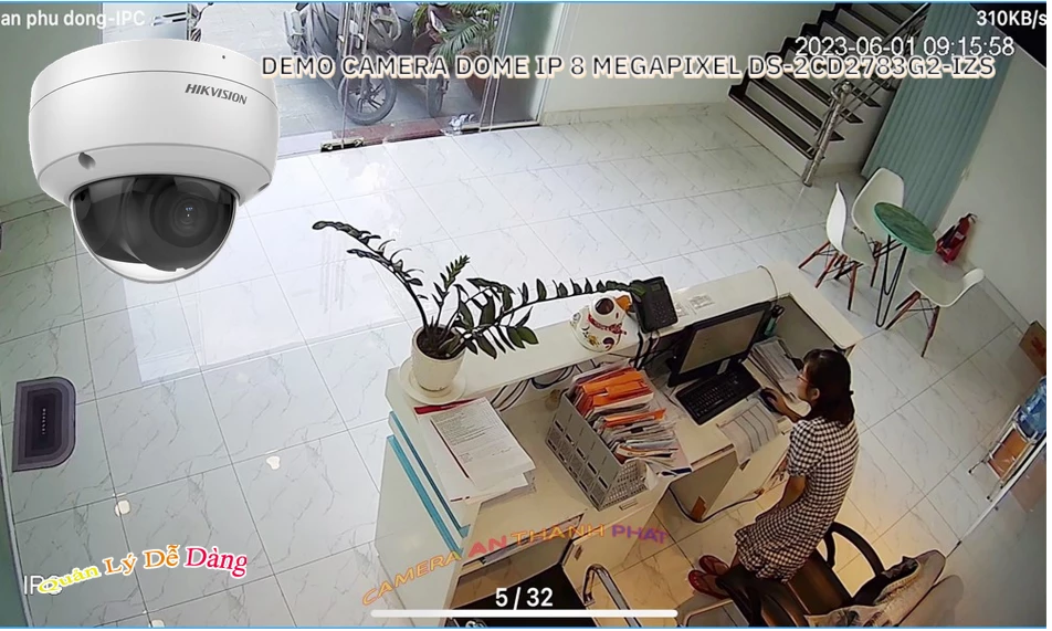 Camera DS-2CD2783G2-IZS Chi phí phù hợp ❂