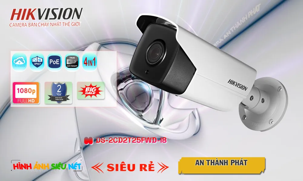 DS-2CD2T25FWD-I8 Camera Hikvision DS-2CD2T25FWD-I8 Camera Hikvision