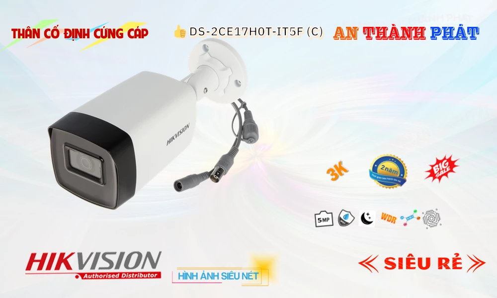 Camera Hikvision DS-2CE17H0T-IT5F(C)
