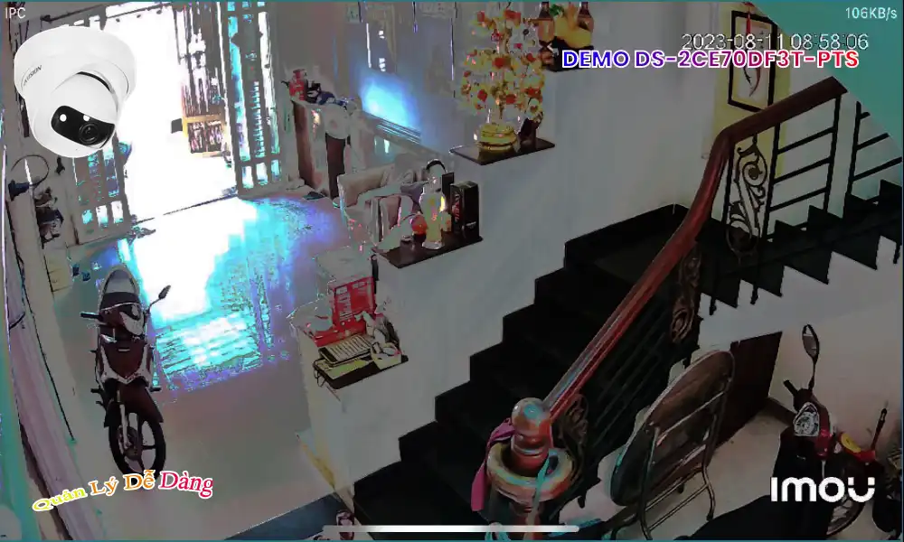 Loại Camera Giá re DS-2CE70DF3T-PTS giám sát sắt nét đến FULL HD 1080P Hình ảnh ban đêm sáng đẹp với Hồng Ngoại 20m Sản phậm Chức năng ưu việt Thu Âm xử lý hình ảnh thiếu sáng Hồng Ngoại SMD CMOS lưu trữ lâu hơn H.265+/H.265/H.264+/H.264 Tích hợp công nghệ IP Camera Thiết kế dạng bán cầu tinh tế Dome Plastic Chức năng thông minh với Hồng Ngoại SMD Hồng Ngoại SMD