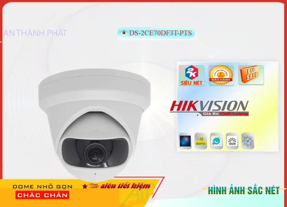 DS-2CE70DF3T-PTS Camera Giá rẻ  Hikvision