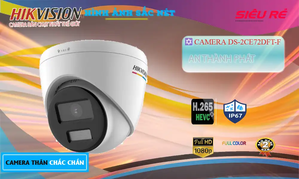 Camera Hikvision DS-2CE72DFT-F Mẫu Đẹp Camera Hikvision DS-2CE72DFT-F Mẫu Đẹp