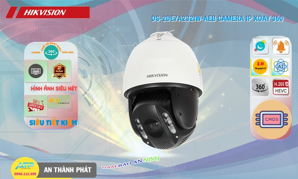 Camera IP Hikvision DS-2DE7A232IW-AEB Mẫu Đẹp Camera IP Hikvision DS-2DE7A232IW-AEB Mẫu Đẹp