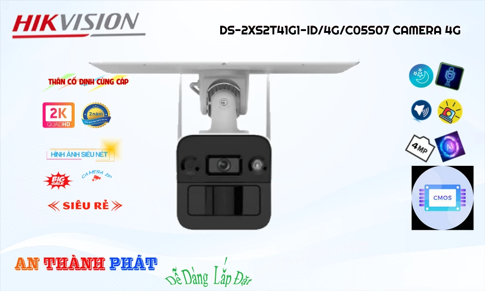 Camera DS-2XS2T41G1-ID/4G/C05S07 Hikvision Camera DS-2XS2T41G1-ID/4G/C05S07 Hikvision