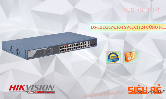 Switch chuyển đổi mạng DS-3E1326P-EI/M