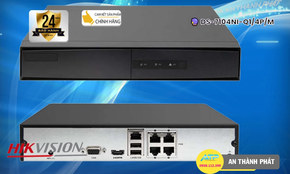 DS-7104NI-Q1/4P/M Đầu ghi Camera Hikvision Đang giảm giá ❇ DS-7104NI-Q1/4P/M Đầu ghi Camera Hikvision Đang giảm giá ❇