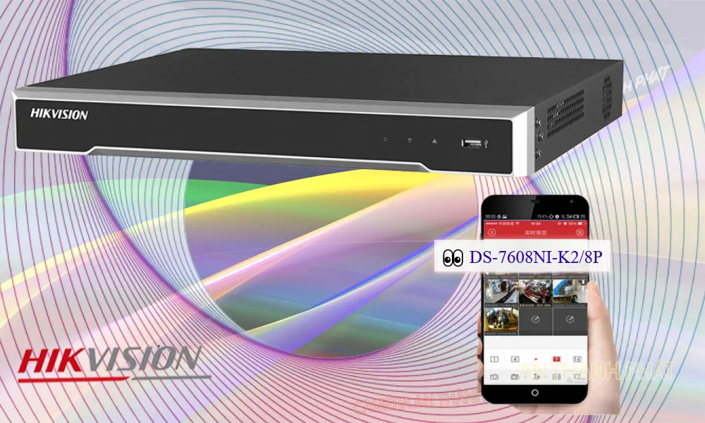 DS-7608NI-K2/8P Sắc Nét Hikvision
