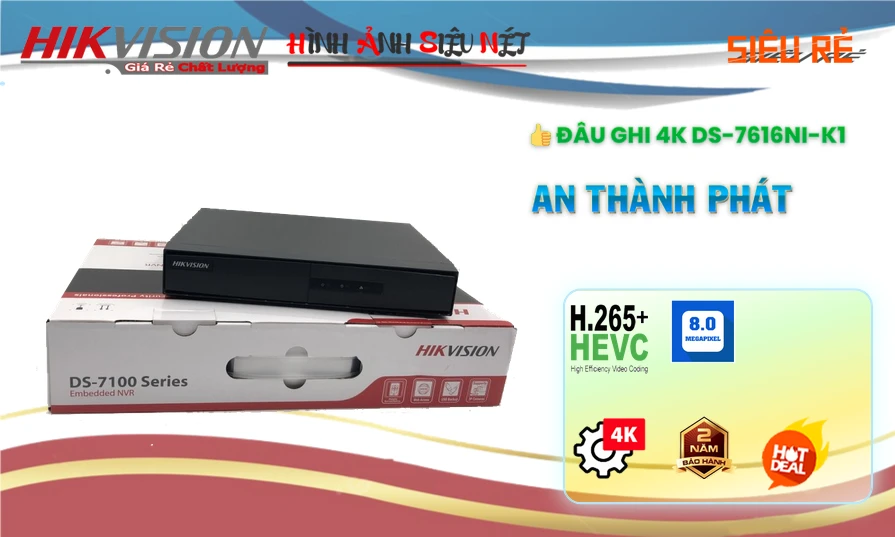 ❂ Đầu Ghi DS-7616NI-K1 Giá rẻ ❂ Đầu Ghi DS-7616NI-K1 Giá rẻ