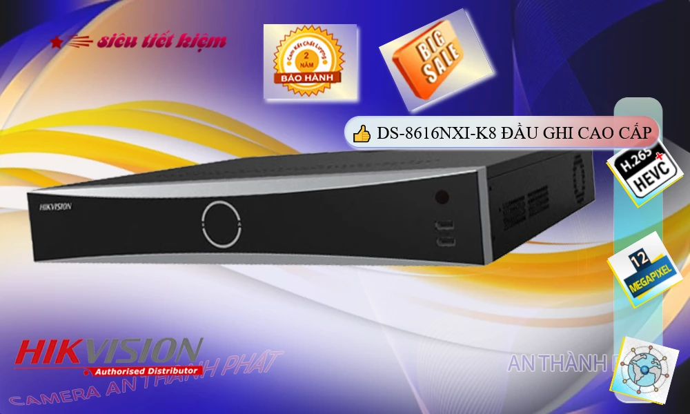 DS-8616NXI-K8 Đầu Thu Hikvision DS-8616NXI-K8 Đầu Thu Hikvision
