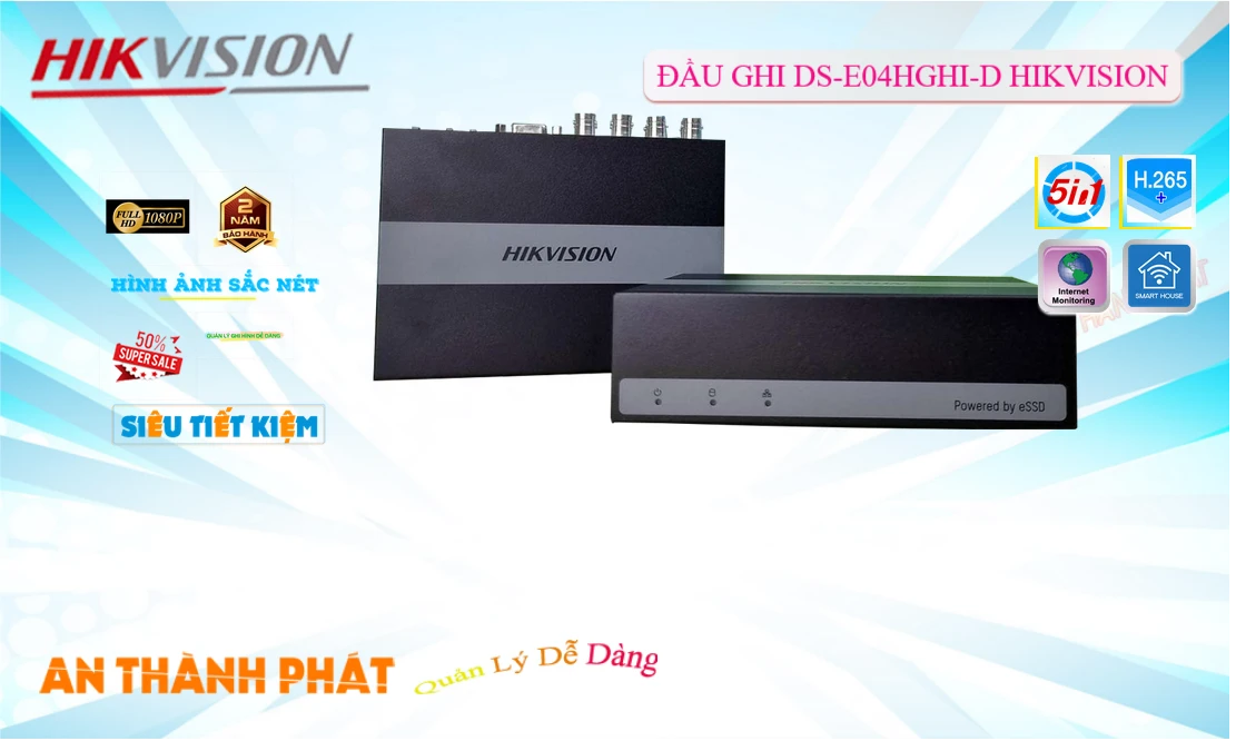 Đầu Thu DS-E04HGHI-D Hikvision