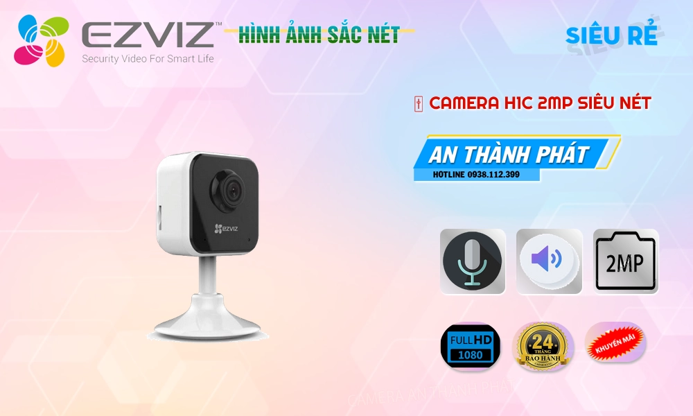 H1C 2MP Camera Wifi Ezviz Giá tốt