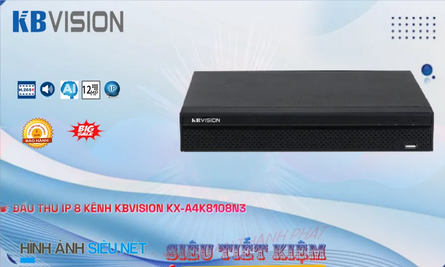 Đầu Ghi KX-A4K8108N3 Công Nghệ Mới Đầu Ghi KX-A4K8108N3 Công Nghệ Mới