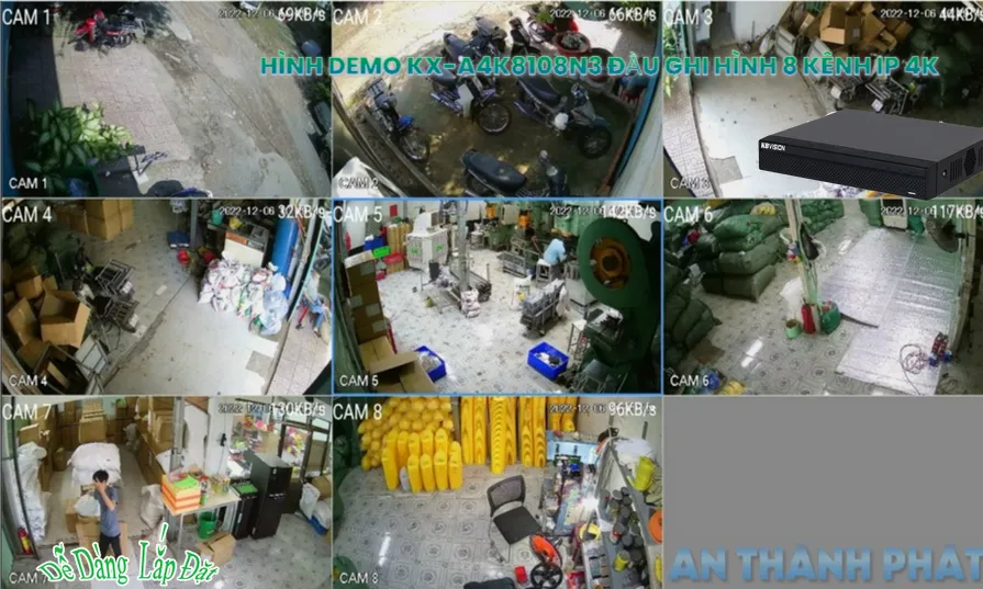 Đầu Ghi KX-A4K8108N3 Công Nghệ Mới Đầu Ghi KX-A4K8108N3 Công Nghệ Mới