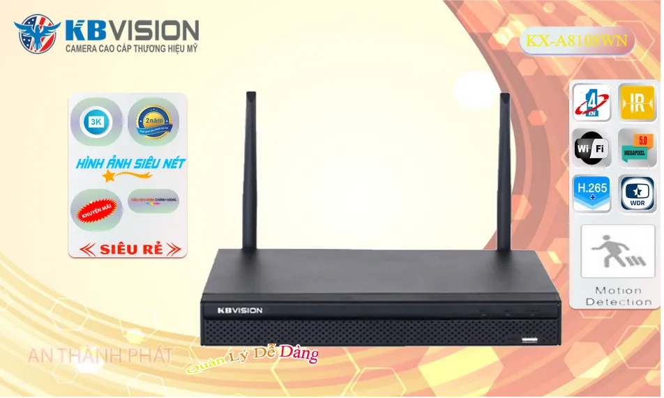 KX-A8108WN Đầu Ghi Hình