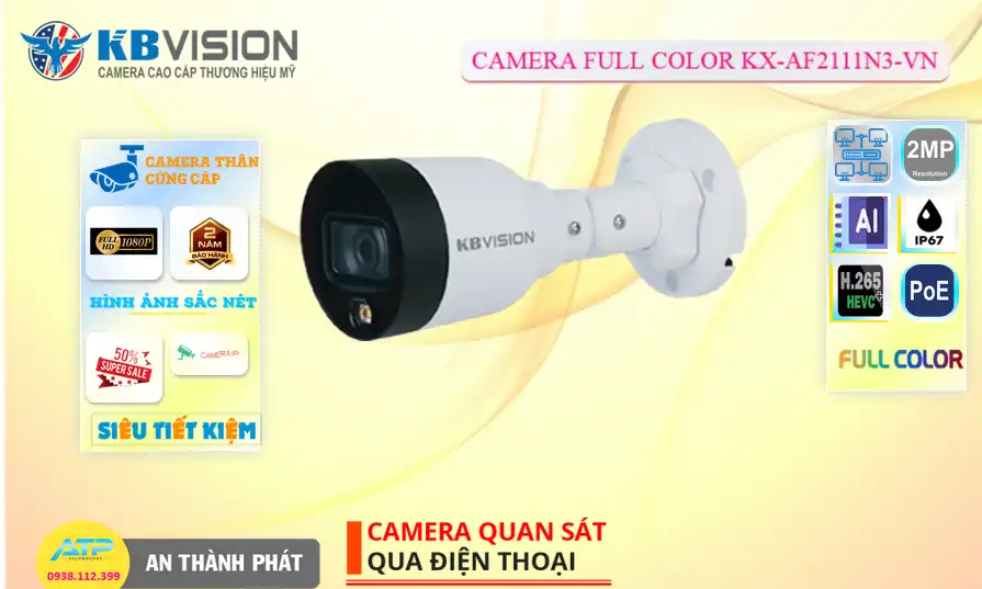 KX-AF2111N3-VN Camera KBvision KX-AF2111N3-VN Camera KBvision