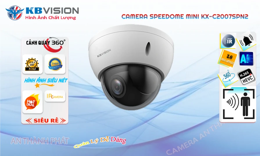 KX-C2007sPN2 Camera An Ninh Công Nghệ Mới