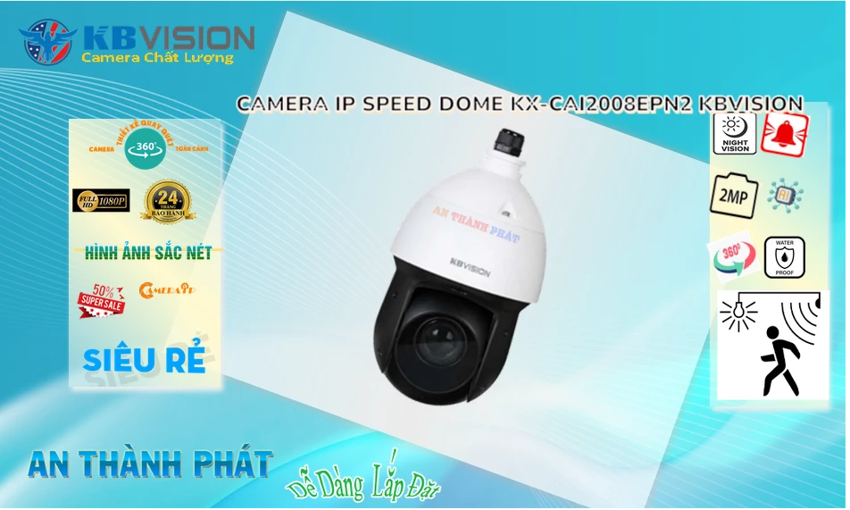 KX-CAi2008ePN2 Sắc Nét KBvision KX-CAi2008ePN2 Sắc Nét KBvision