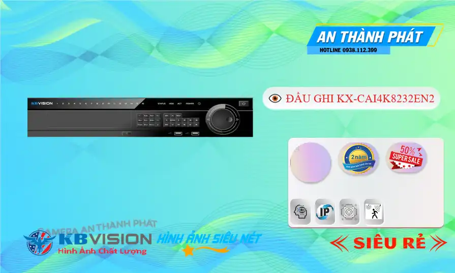 KX-CAi4K8232EN2Thiết Bị Ghi Hình Thiết kế Đẹp KBvision KX-CAi4K8232EN2Thiết Bị Ghi Hình Thiết kế Đẹp KBvision