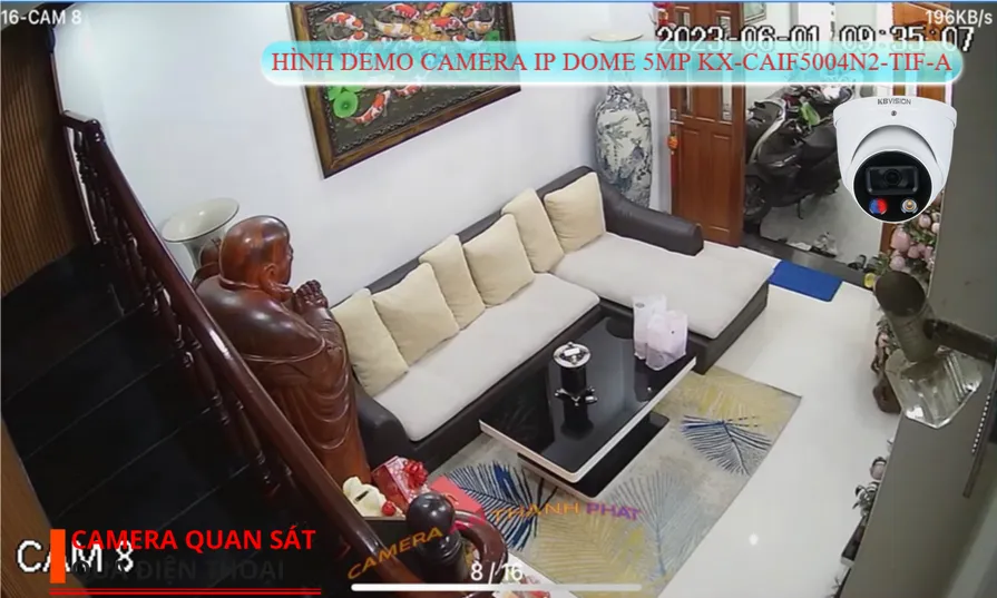 Camera IP Chức năng chuyên dụng Báo động qua điện thoại khi có chuyển động KBvision KX-CAiF5004N2-TiF-A Mẫu Đẹp Camera IP Chức năng chuyên dụng Báo động qua điện thoại khi có chuyển động KBvision KX-CAiF5004N2-TiF-A Mẫu Đẹp