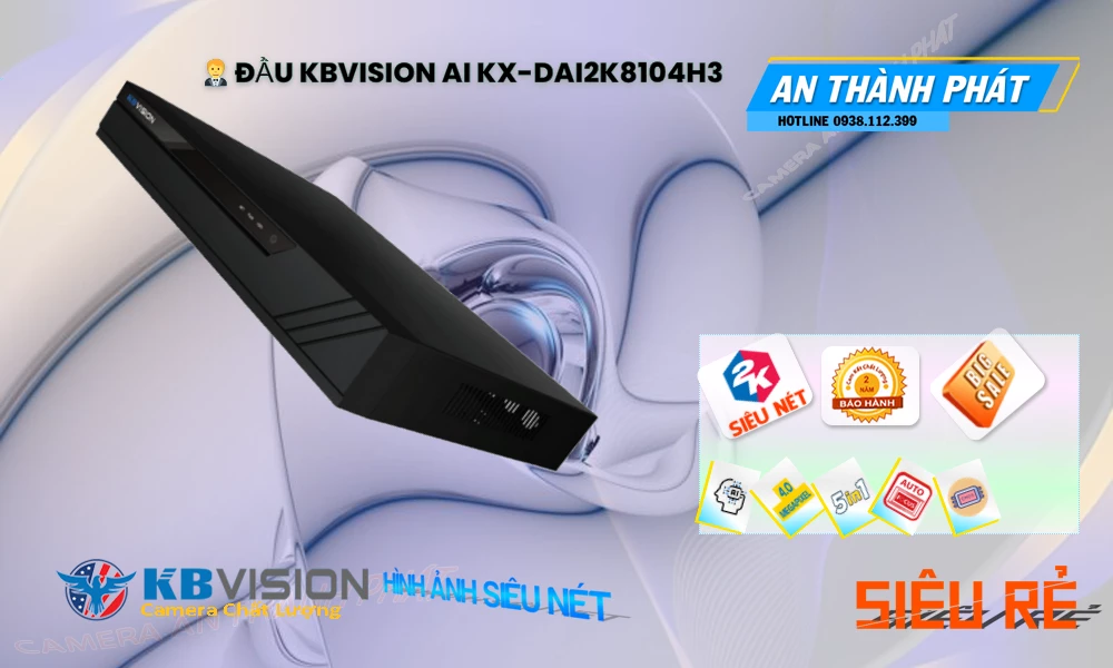 Camera KBvision đang khuyến mãi KX-DAi2K8104H3 Camera KBvision đang khuyến mãi KX-DAi2K8104H3