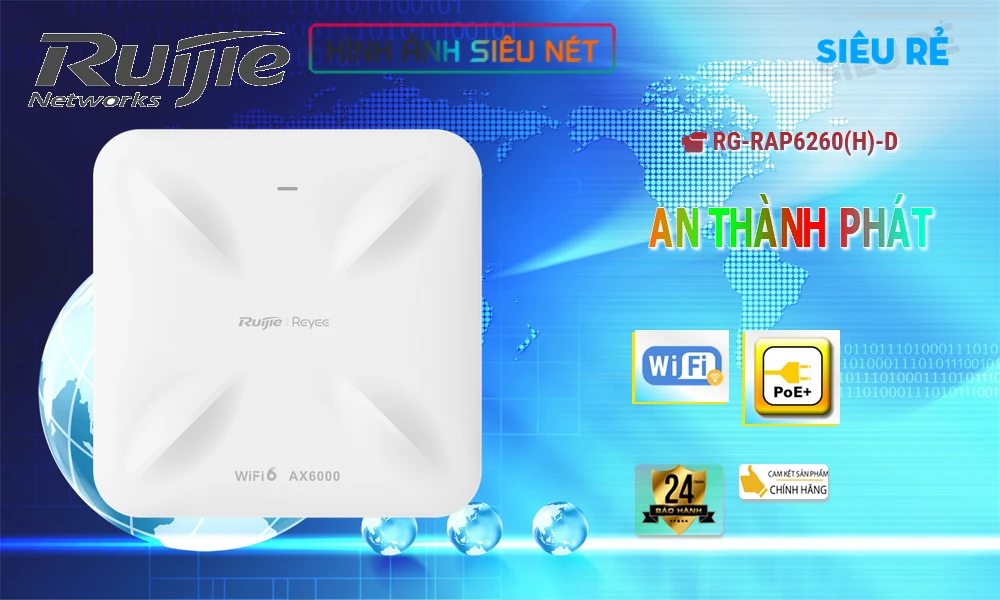 Thiết Bị Mạng Ruijie RG-RAP6260(H)-D
