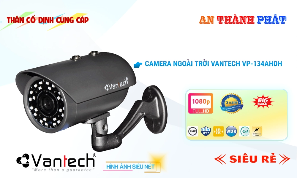 VP-134AHDH Camera VanTech Chi phí phù hợp VP-134AHDH Camera VanTech Chi phí phù hợp