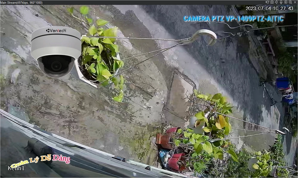 VP-1409PTZ-A|T|C HD Anlog Camera Giám Sát Giá tốt