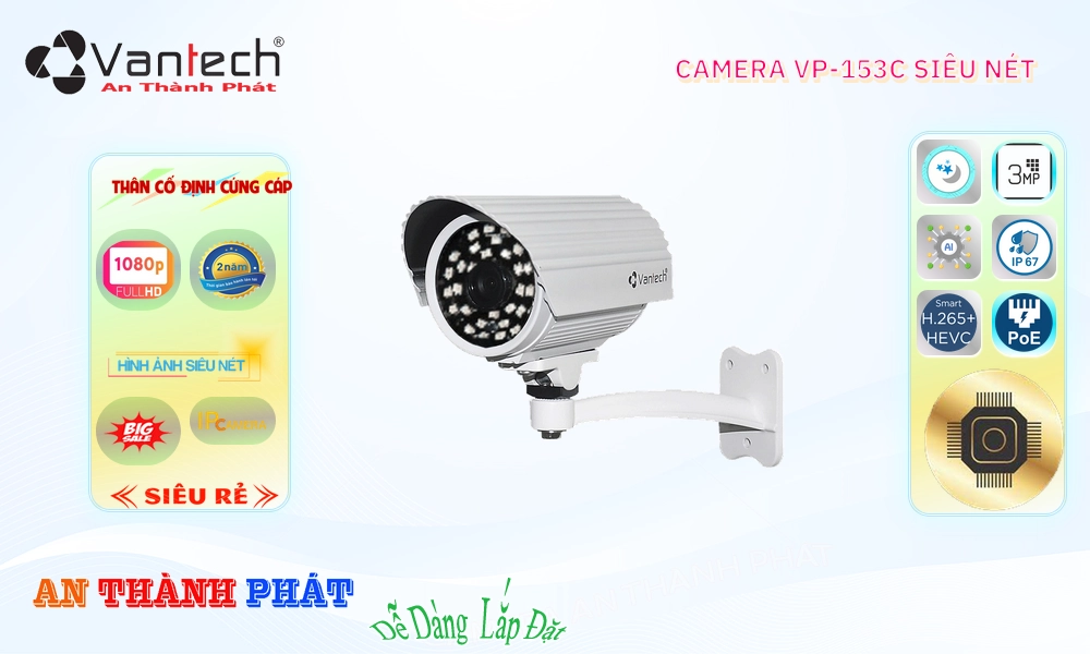 VP-153C Camera VanTech Giá rẻ VP-153C Camera VanTech Giá rẻ