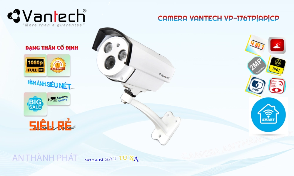Camera An Ninh VanTech VP-176TP|AP|CP Chức Năng Cao Cấp Camera An Ninh VanTech VP-176TP|AP|CP Chức Năng Cao Cấp