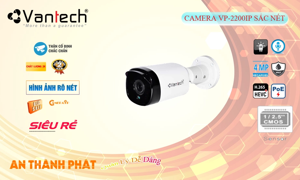 VP-2200IP Công Nghệ POE VanTech Chất Lượng VP-2200IP Công Nghệ POE VanTech Chất Lượng