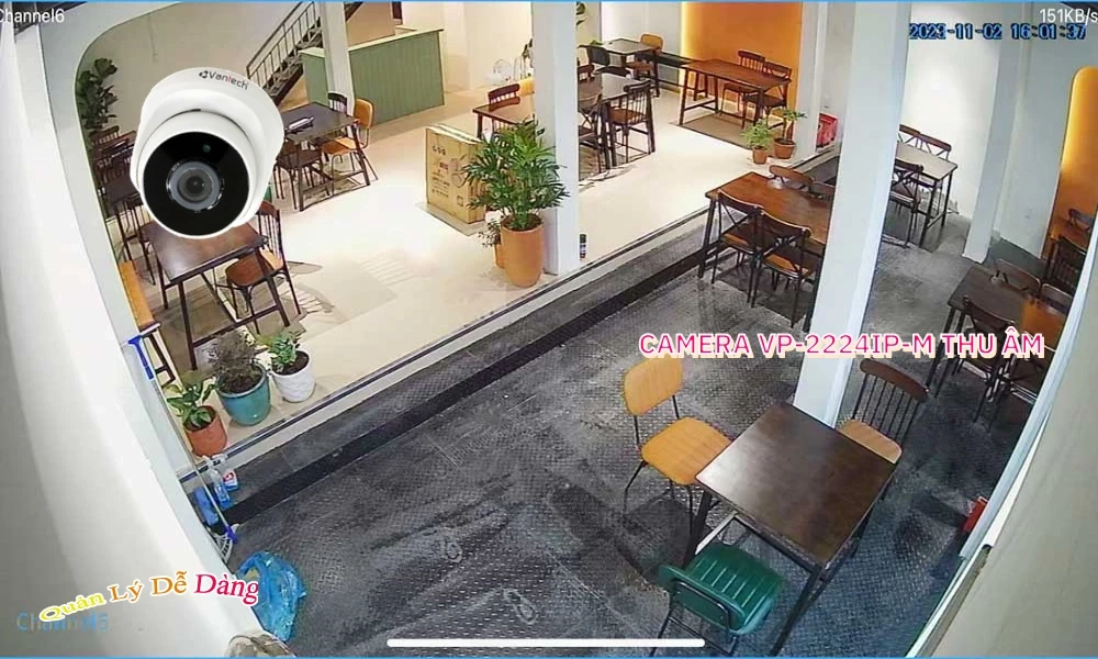 VP-2224IP-M Camera VanTech Giá tốt