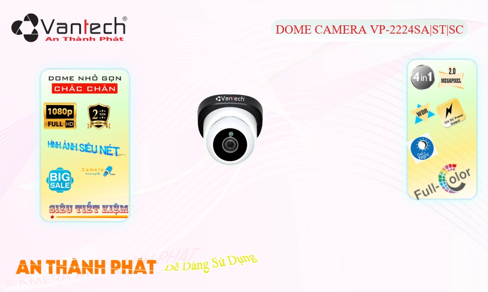 Camera VanTech VP-2224SA|ST|SC