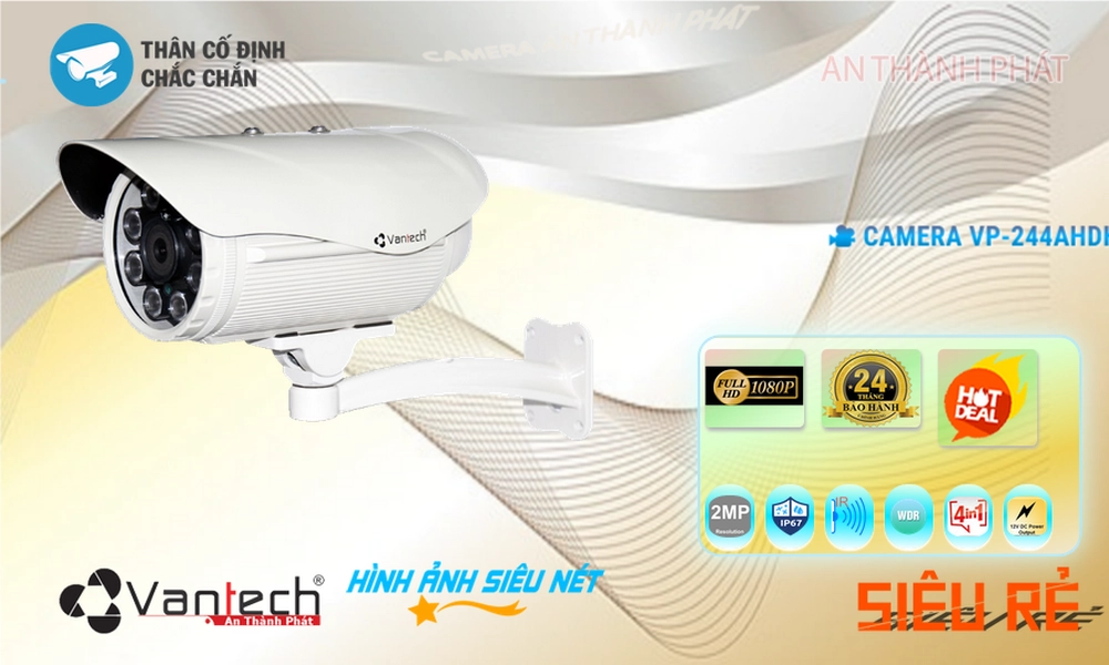 Camera VanTech Chất Lượng VP-244AHDH Camera VanTech Chất Lượng VP-244AHDH