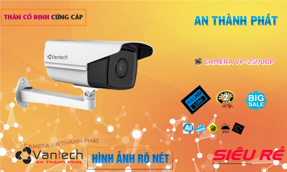 VP-2590BP IP POE Camera Giá Rẻ VanTech