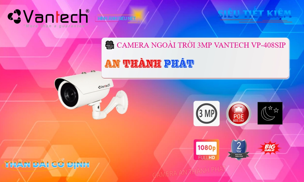 VanTech VP-408SIP Sắc Nét VanTech VP-408SIP Sắc Nét