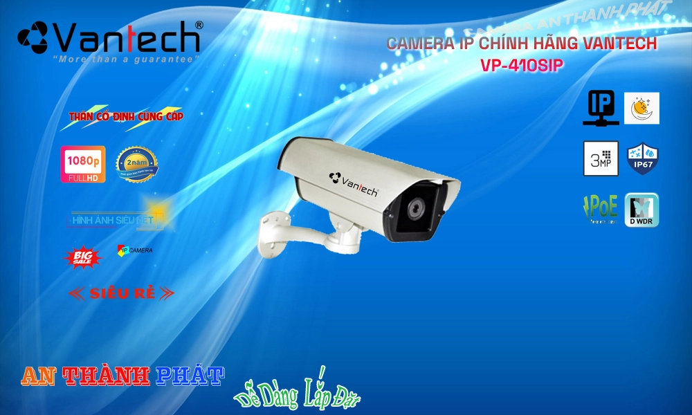 VP-410SIP Camera VanTech Chức Năng Cao Cấp VP-410SIP Camera VanTech Chức Năng Cao Cấp