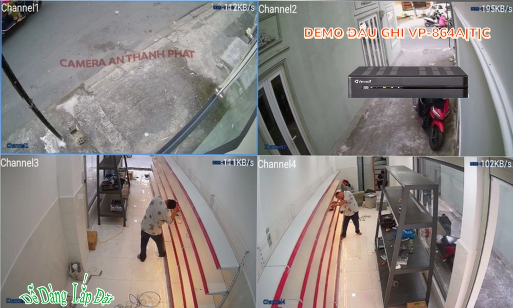 ✨ Đầu Ghi Camera VP-864A|T|C VanTech Thiết kế Đẹp