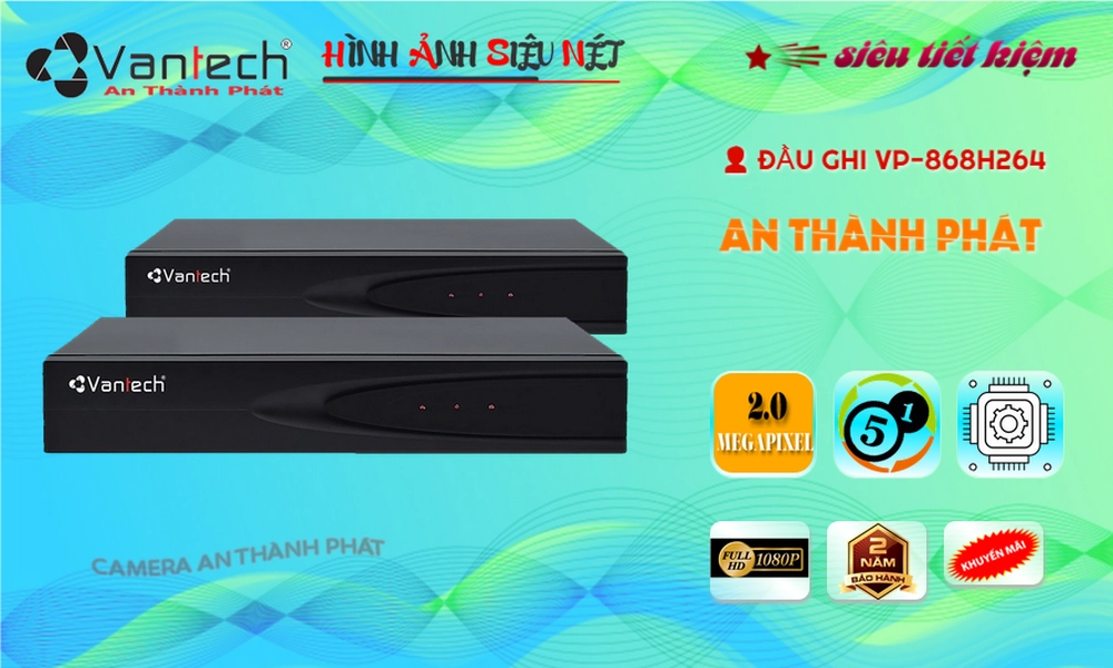 VP-868H264 VanTech Thiết kế Đẹp