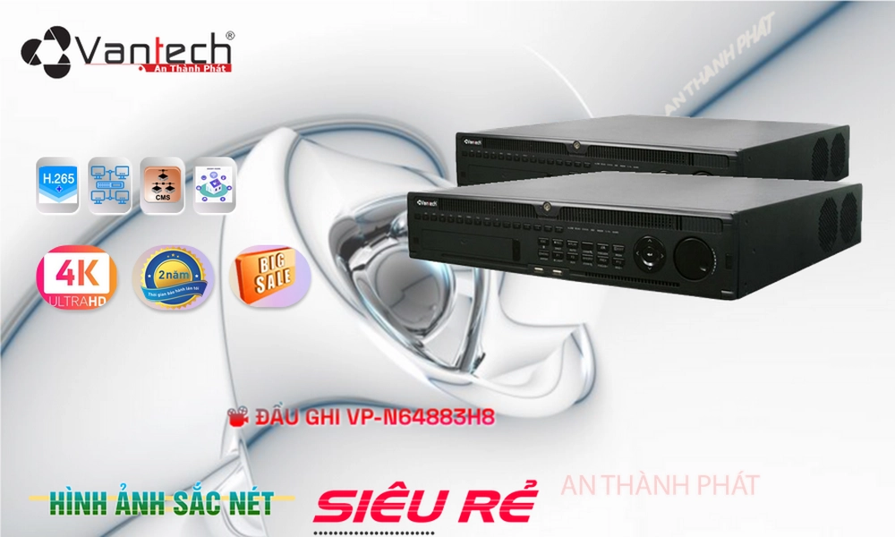 Đầu Ghi VanTech đang khuyến mãi VP-N64883H8 Đầu Ghi VanTech đang khuyến mãi VP-N64883H8