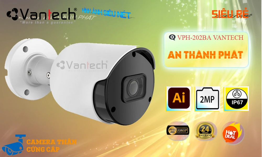 Camera  VanTech Thiết kế Đẹp VPH-202BA
