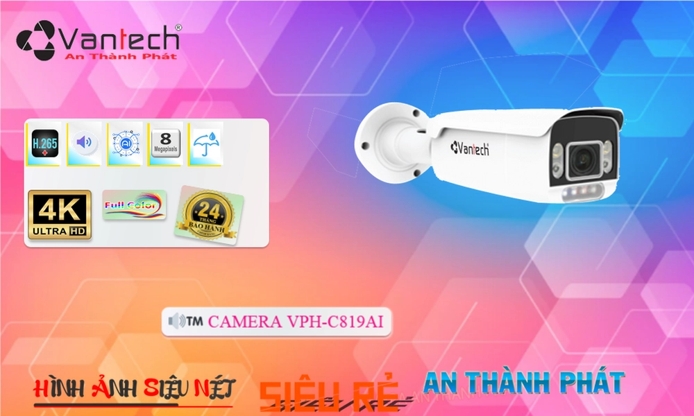 Camera VanTech Chất Lượng VPH-C819AI Camera VanTech Chất Lượng VPH-C819AI