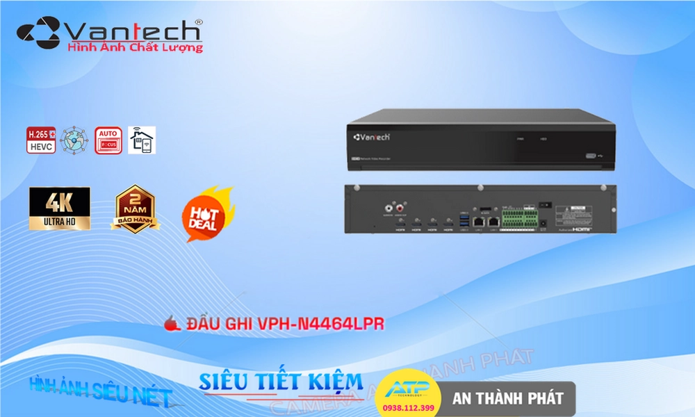 Đầu Thu KTS VanTech VPH-N4464LPR Chức Năng Cao Cấp Đầu Thu KTS VanTech VPH-N4464LPR Chức Năng Cao Cấp