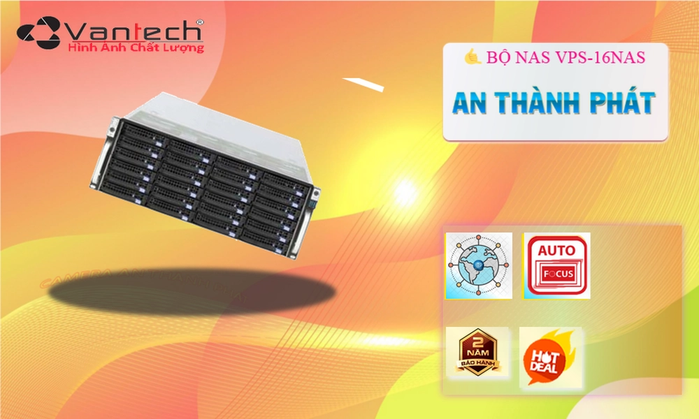Đầu ghi VanTech VPS-16NAS Tiết Kiệm