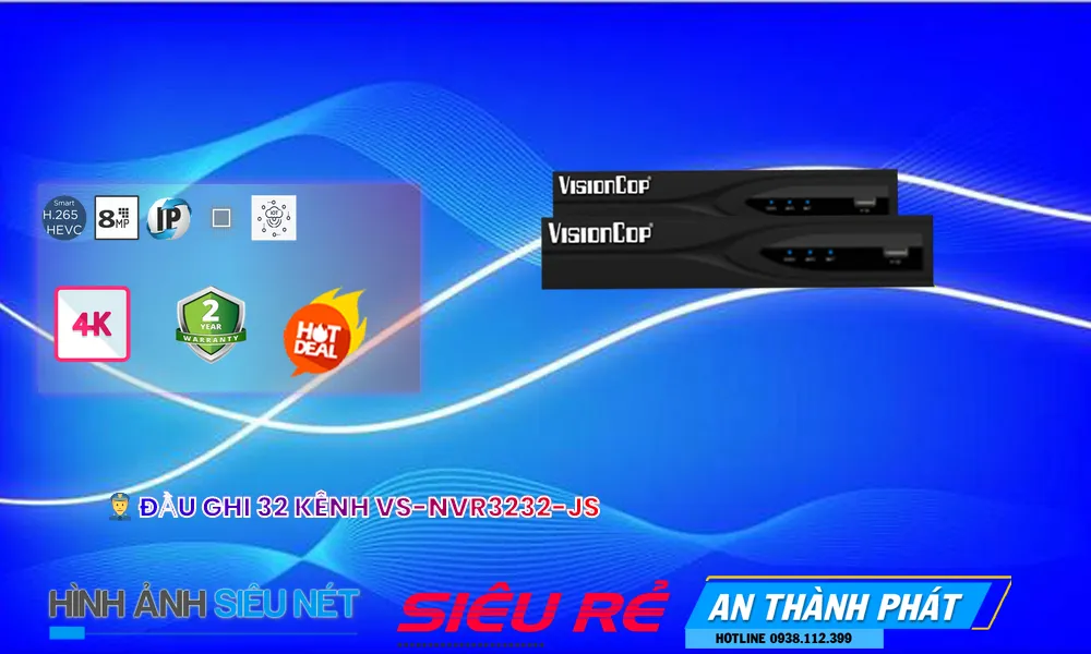 Đầu Ghi Visioncop VS-NVR3232-JS Đầu Ghi Visioncop VS-NVR3232-JS
