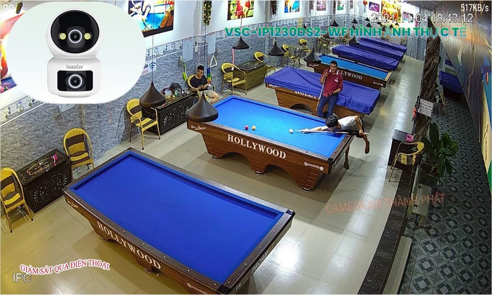 Camera Wifi 2 Ống Kính VSC-IP1230DS2-WF Camera Wifi 2 Ống Kính VSC-IP1230DS2-WF