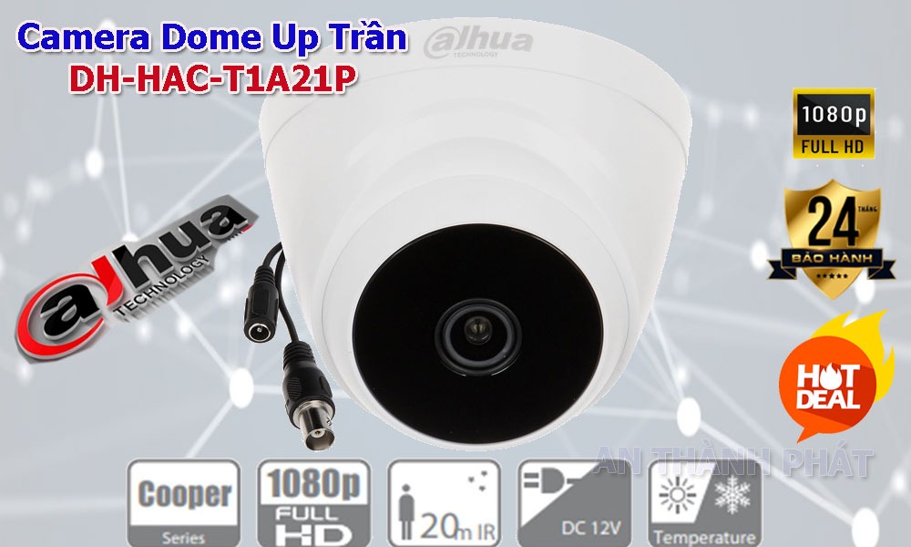 DH-HAC-T1A21P-1 camera gia đình giá rẻ hình ảnh FULL HD 1080P