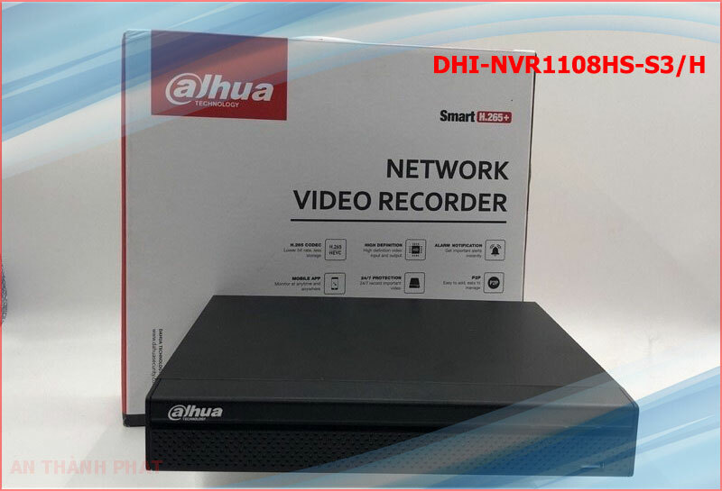 Đầu ghi hình dahua 8 kênh IP DHI-NVR1108HS-S3/H