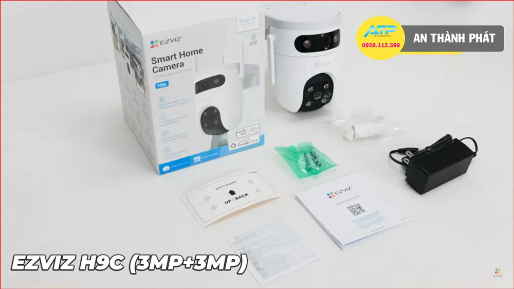 ✅ H9C (3MP+3MP) IP Wifi Camera Giám Sát Công Nghệ Mới
